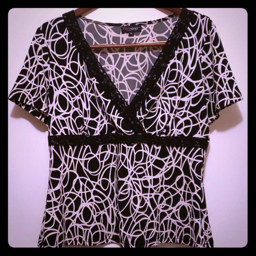 Pantology, Women's Blouse, Size 1X